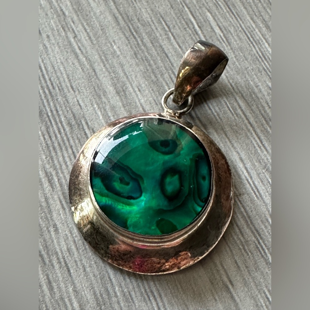 Abalone & 925 Sterling Pendant